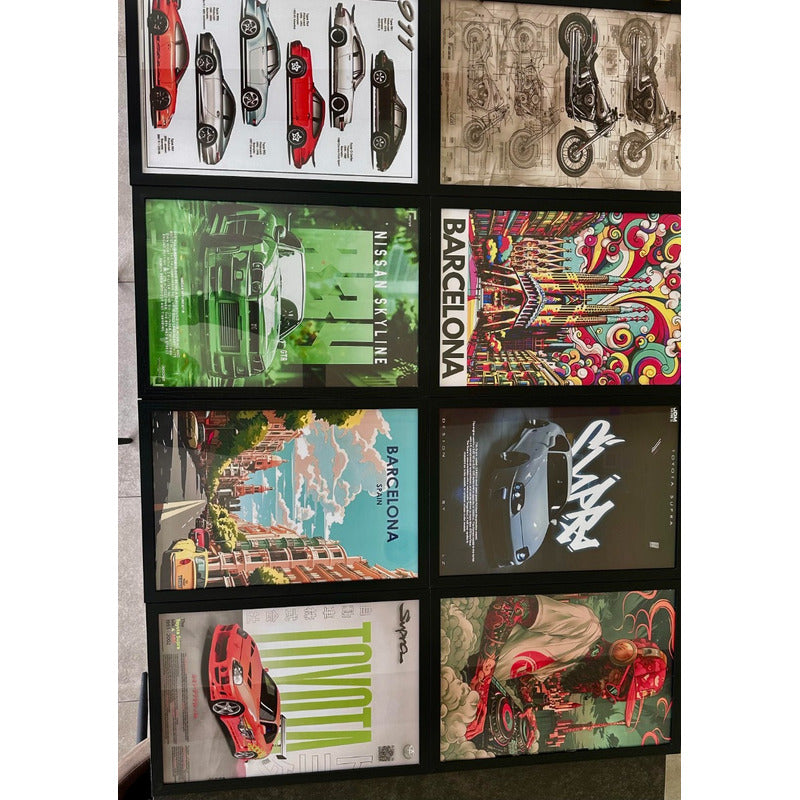 Cuadro 30x42cm Poster Tx Tokyo Y La Torre Colores Japon